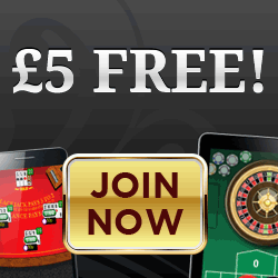 Sign up now and get £5 free bonus